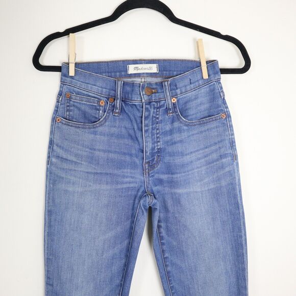 Madewell Size 23 Cali Demi-Boot Jeans Destructed-Hem Edition Style H5900 - Picture 3 of 11